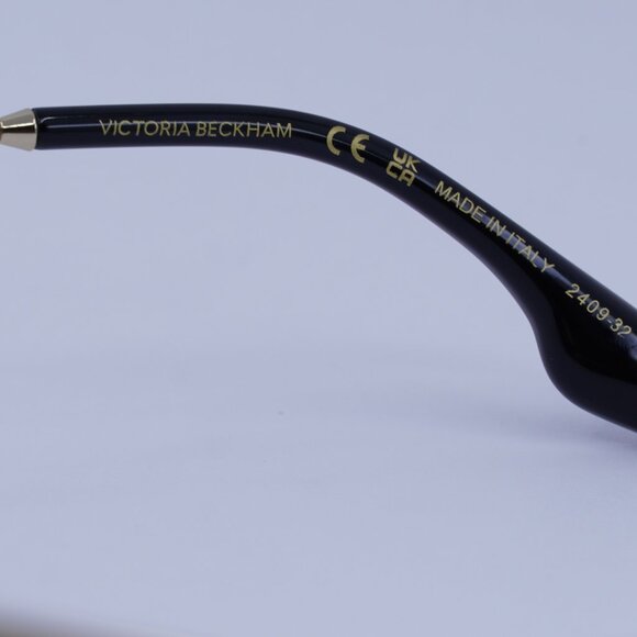 Victoria Beckham VB250S 714 Sunglasses Gold Rectangle Frame, Grey Lenses - Picture 7 of 10